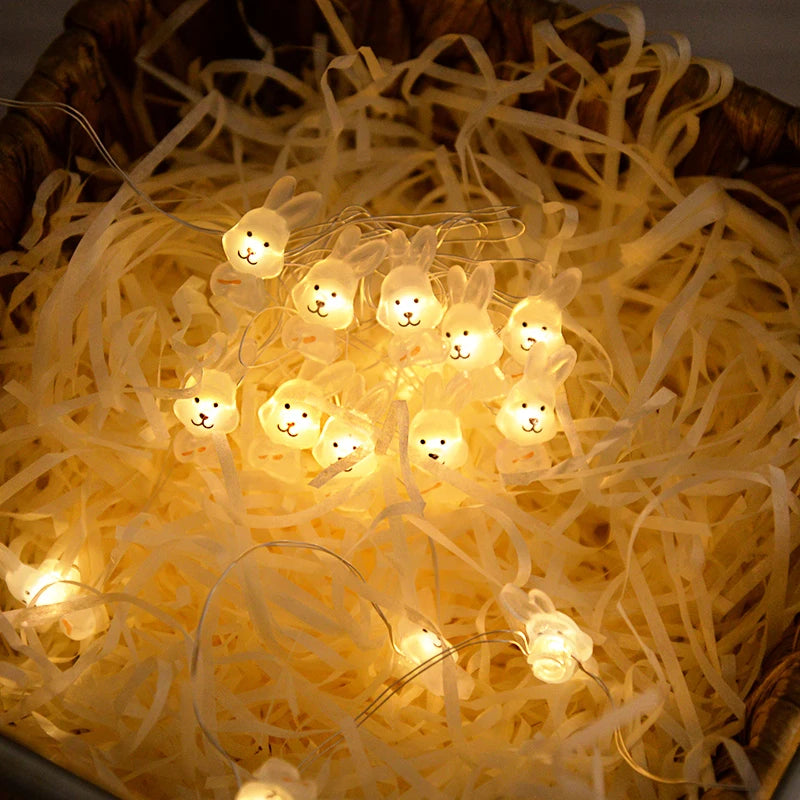 Guirlande Lumineuse Lapin de Pâques unique