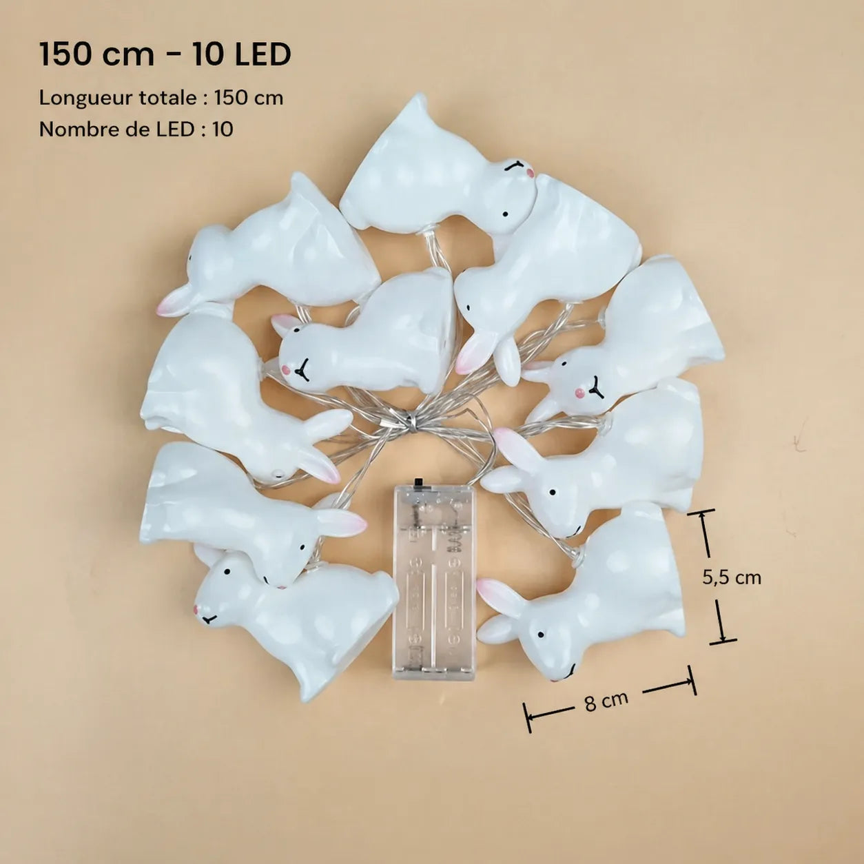Guirlande Lumineuse Lapins LED original