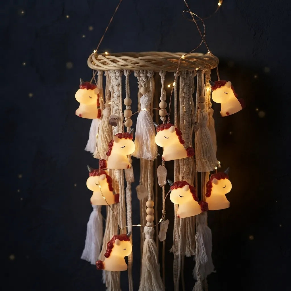Guirlande Lumineuse Licorne Minimaliste