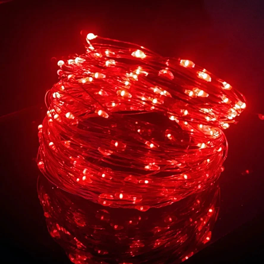 Guirlande Lumineuse Rouge Sapin