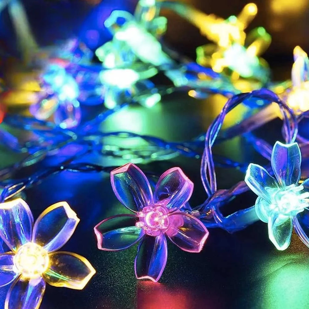 Guirlande Lumineuse Sakura Multicolore Colorée
