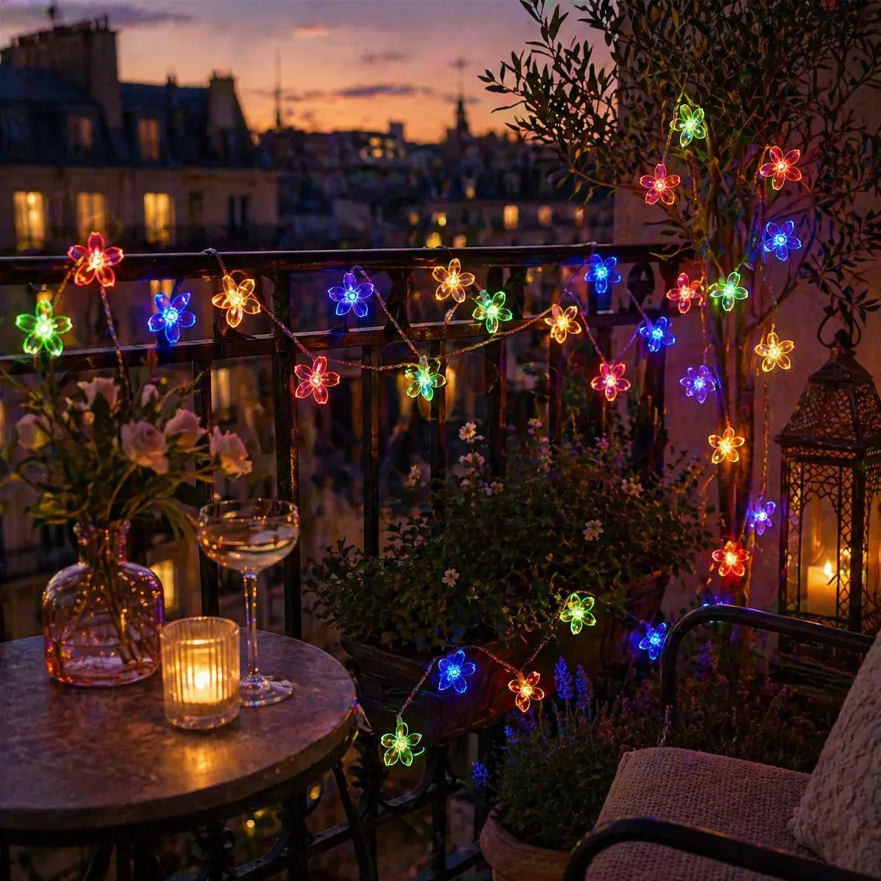 Guirlande Lumineuse Sakura Multicolore romantique