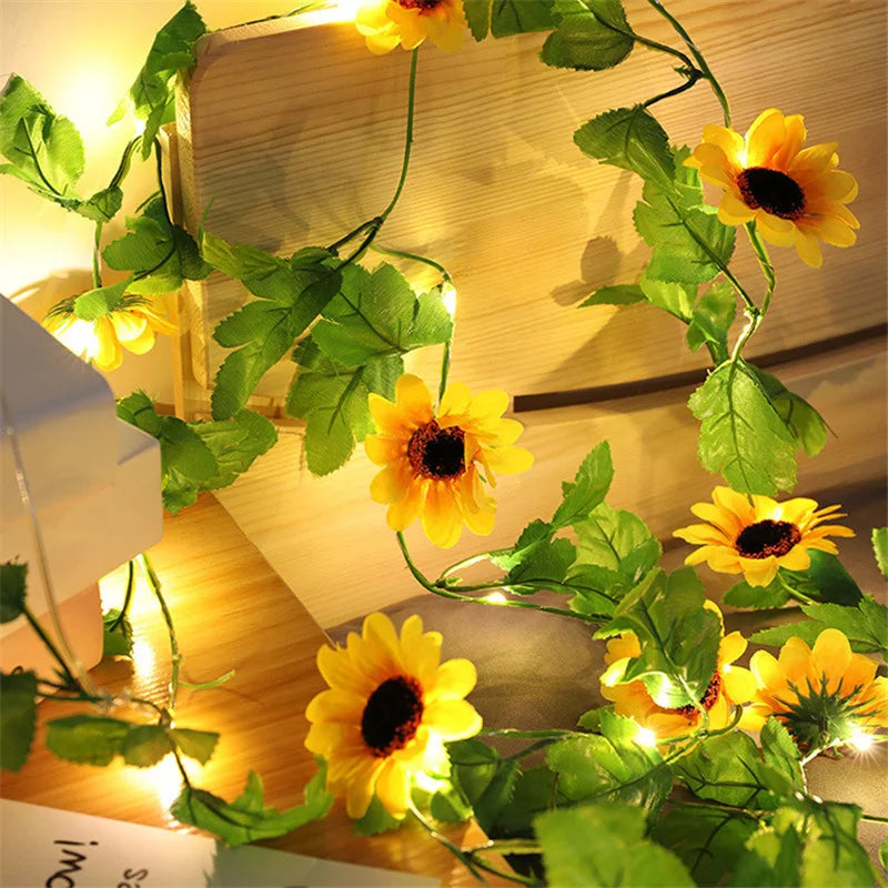 Guirlande Lumineuse Tournesol romantique