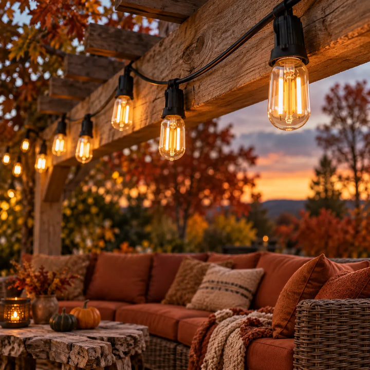 Guirlande Lumineuse Vintage Ambrée rétro Design