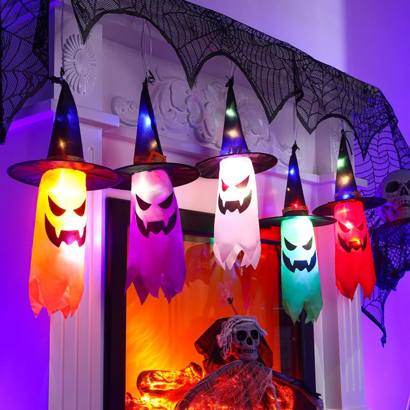 Guirlande Lumineuse de Fantômes Colorés