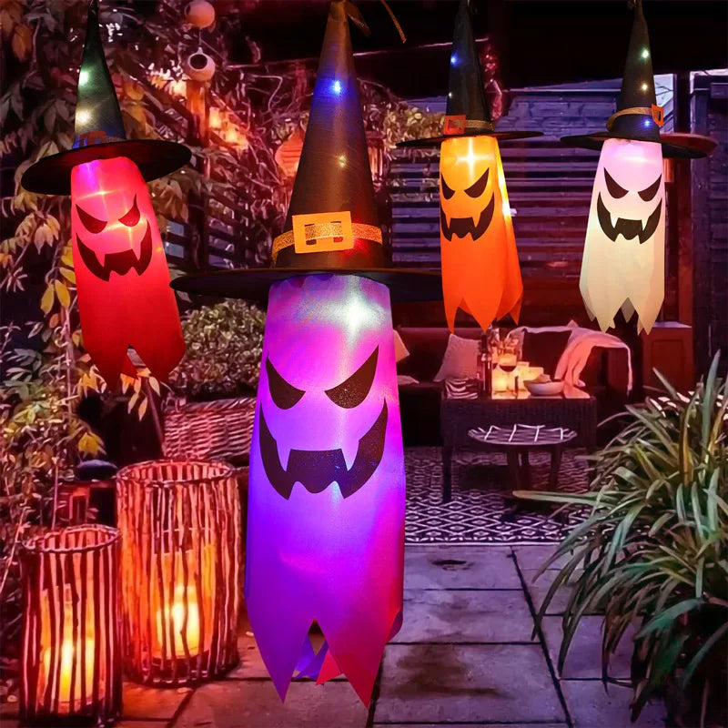 Guirlande Lumineuse de Fantômes Colorés