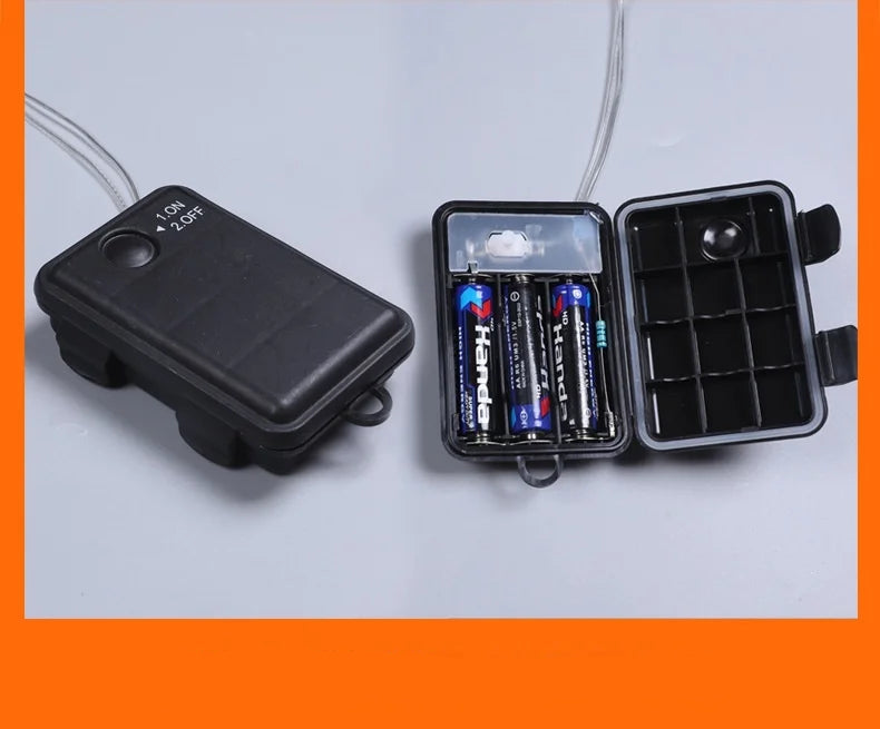 Guirlande Lumineuse de Fantômes Colorés Alimentation