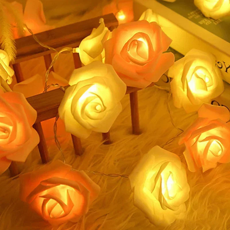 Guirlande Lumineuse de Roses