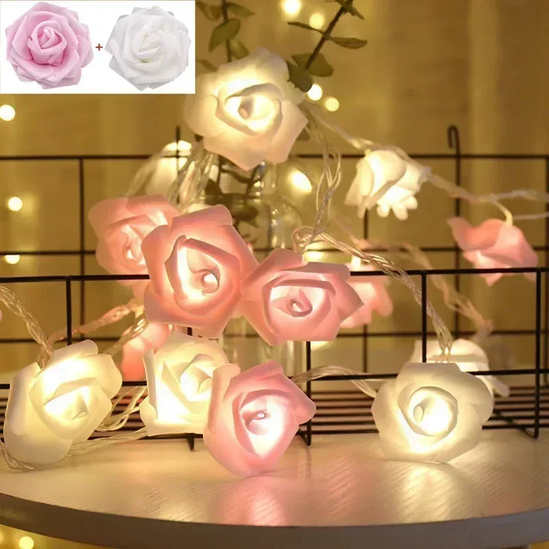 Guirlande Lumineuse de Roses chic