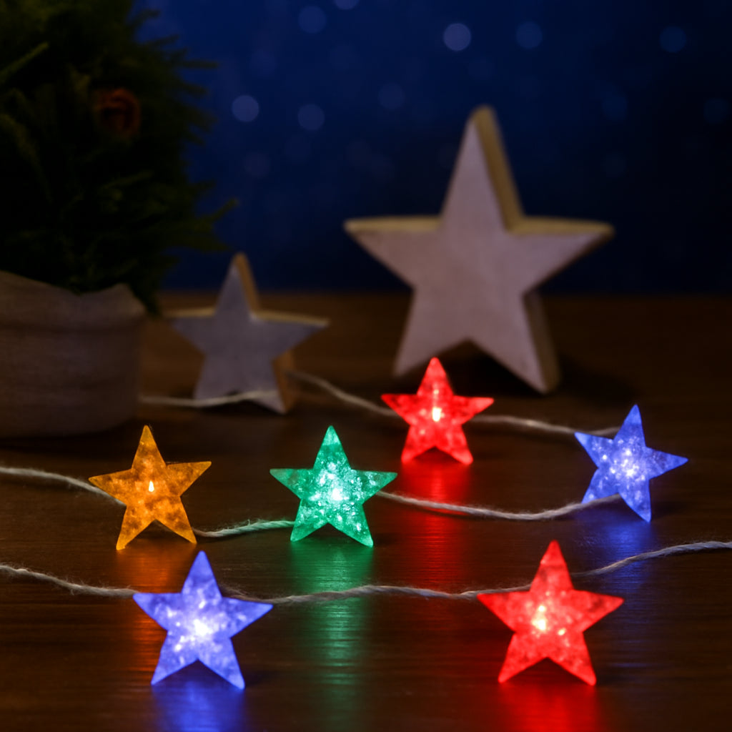 Guirlande Lumineuse Étoile Multicolore