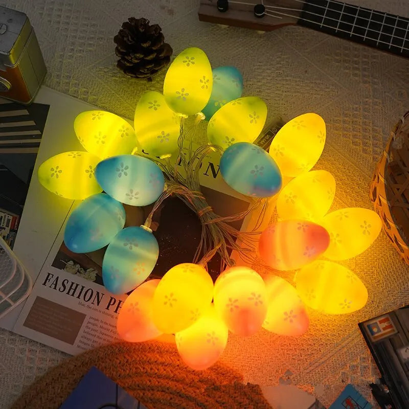 Guirlande Lumineuse Œufs Colorés tendances