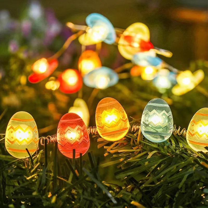 Guirlande Lumineuse Œufs de Pâques Décorations