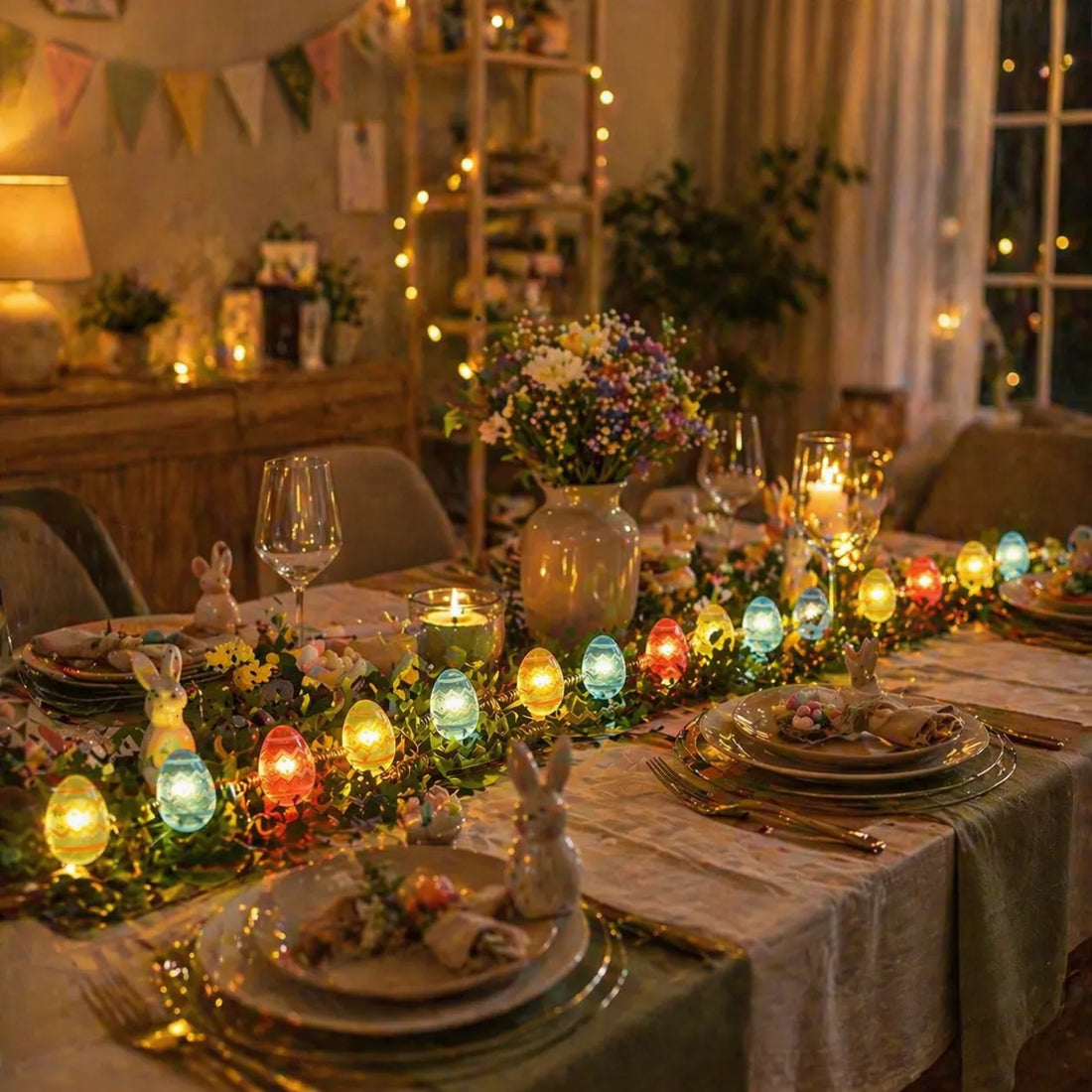 Guirlande Lumineuse Œufs de Pâques élégant