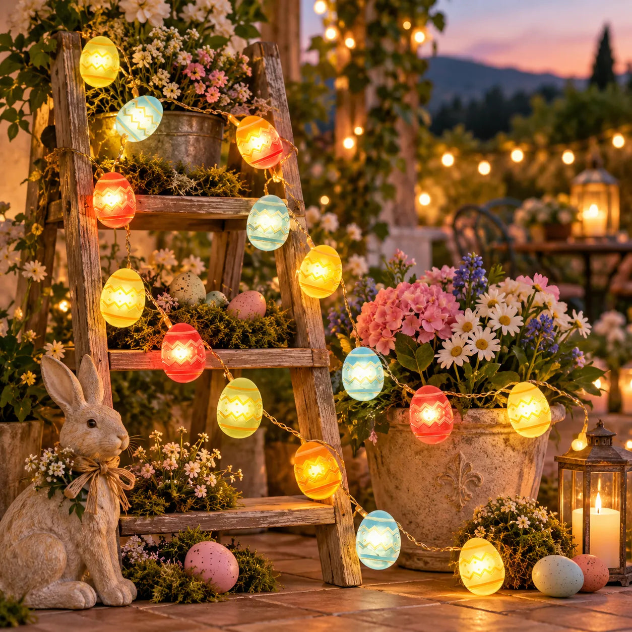Guirlande Lumineuse Œufs de Pâques original