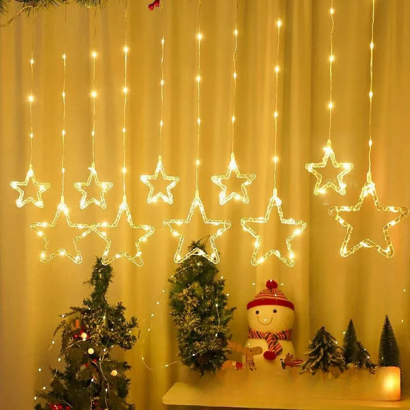 Guirlande Lumineuses Suspendue Etoiles féerique