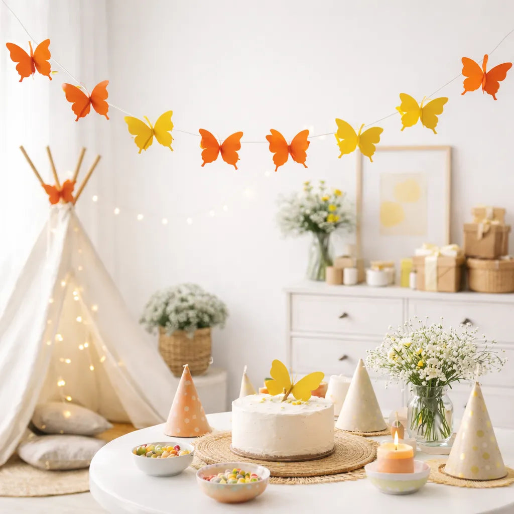 Guirlande Papillons en Papier Original