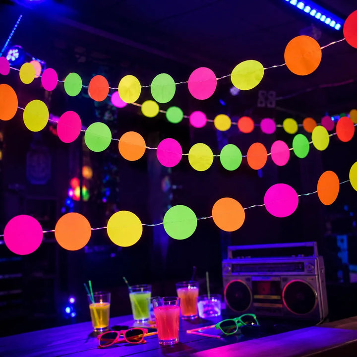 Guirlande Ronds Fluorescent 