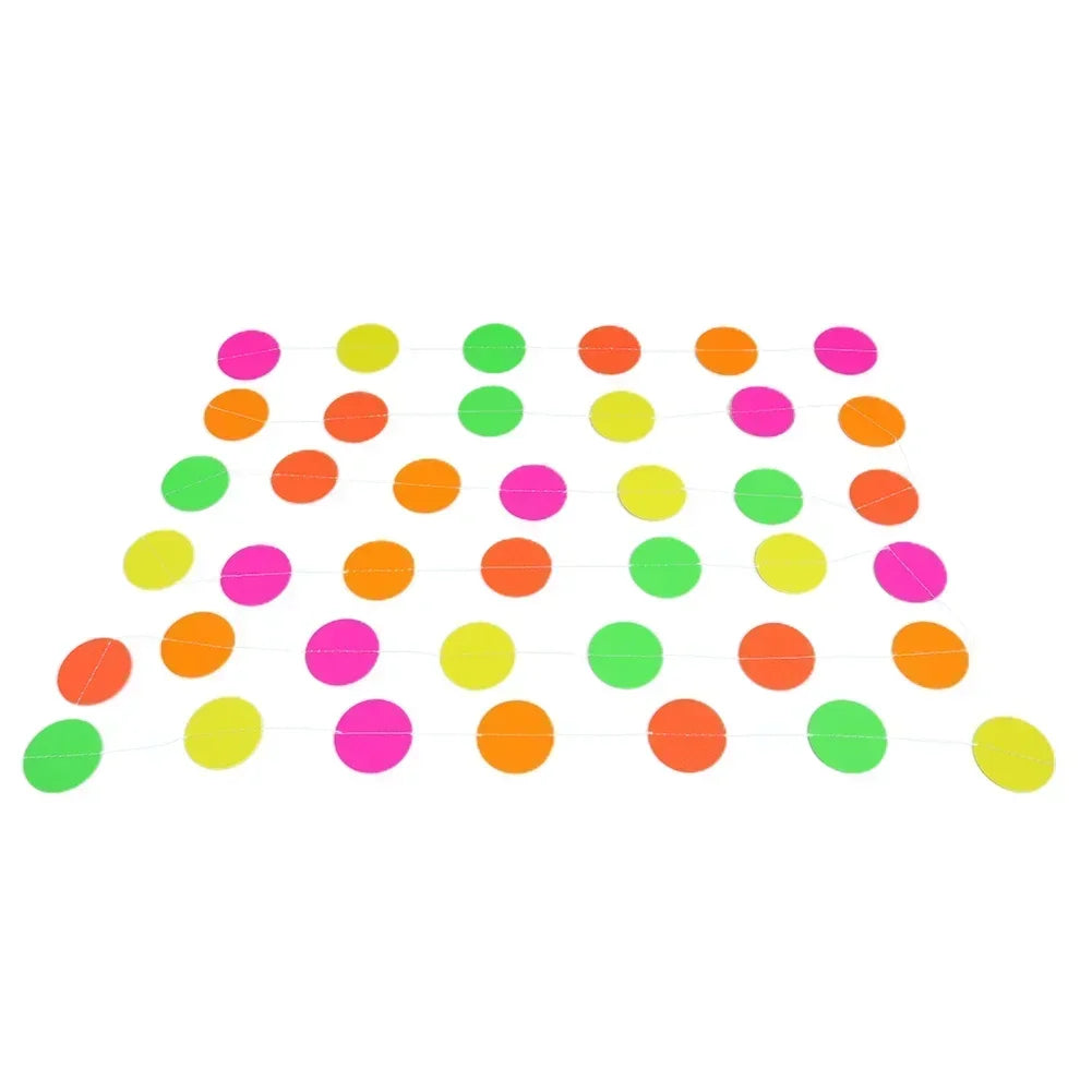 Guirlande Ronds Fluorescent Design
