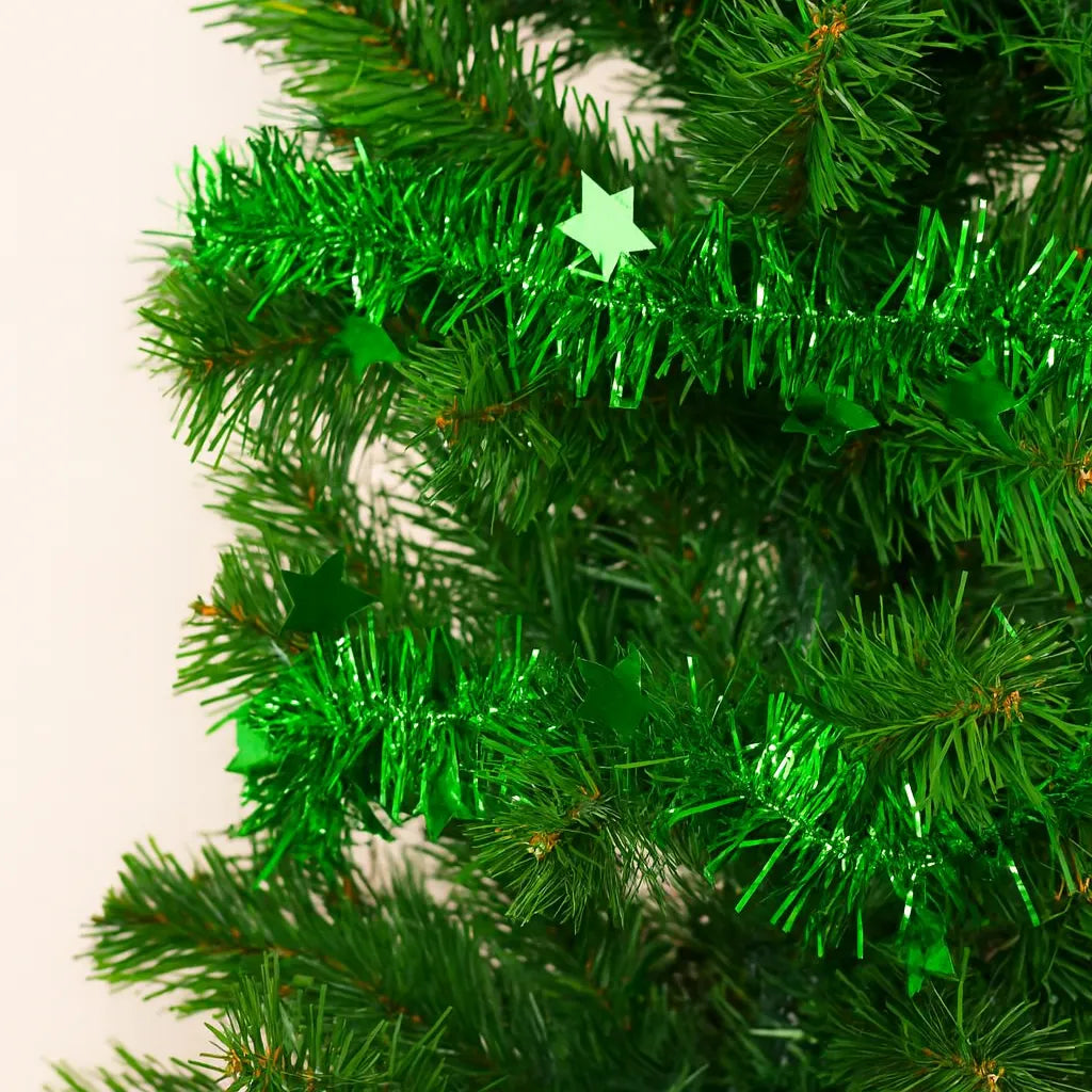 Guirlande Sapin Verte à Étoiles