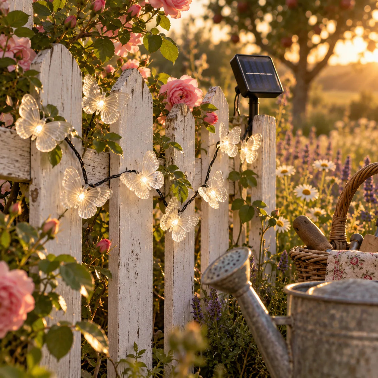 Guirlande Solaire de Papillons Design