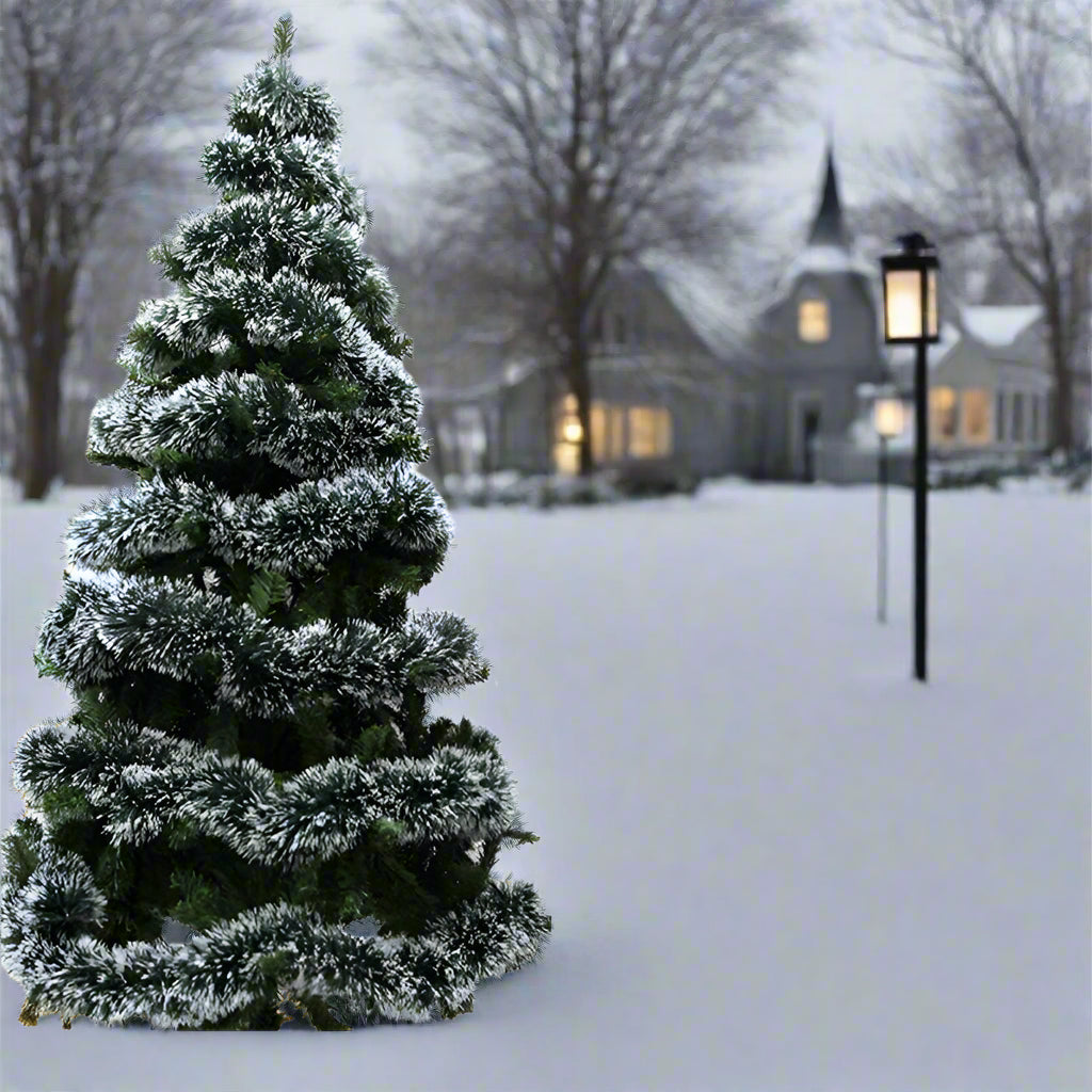 Guirlande Touffue Enneigée