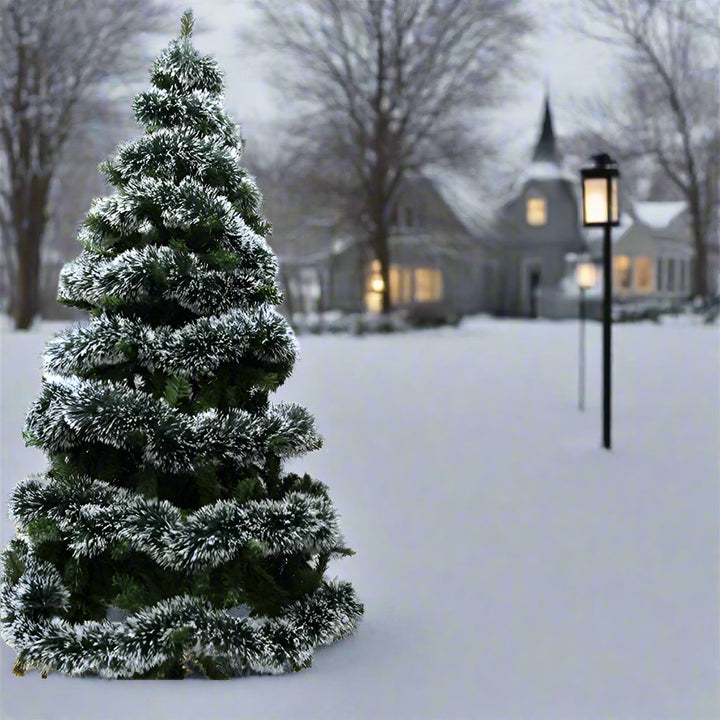 Guirlande Touffue Enneigée