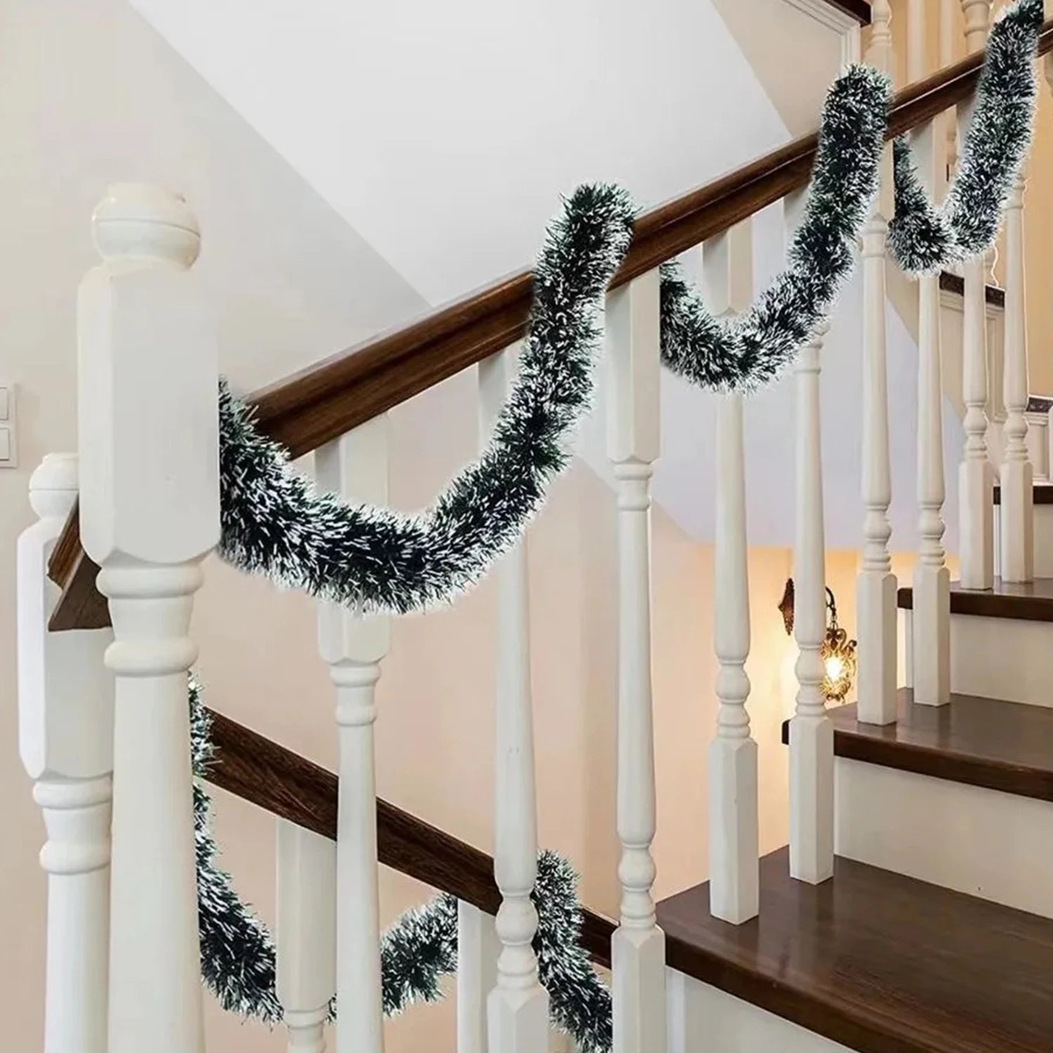 Guirlande Touffue Enneigée Léger