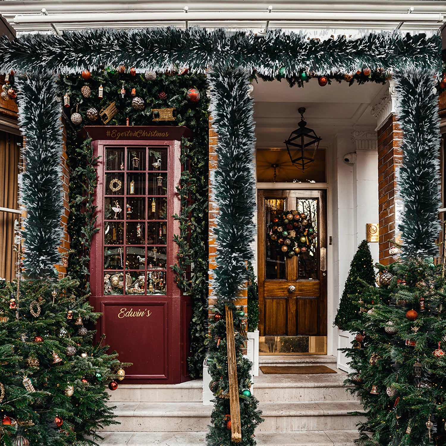 Guirlande Touffue Enneigée Noël