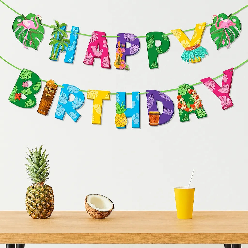 Guirlande Tropicale Thème Hawaïen