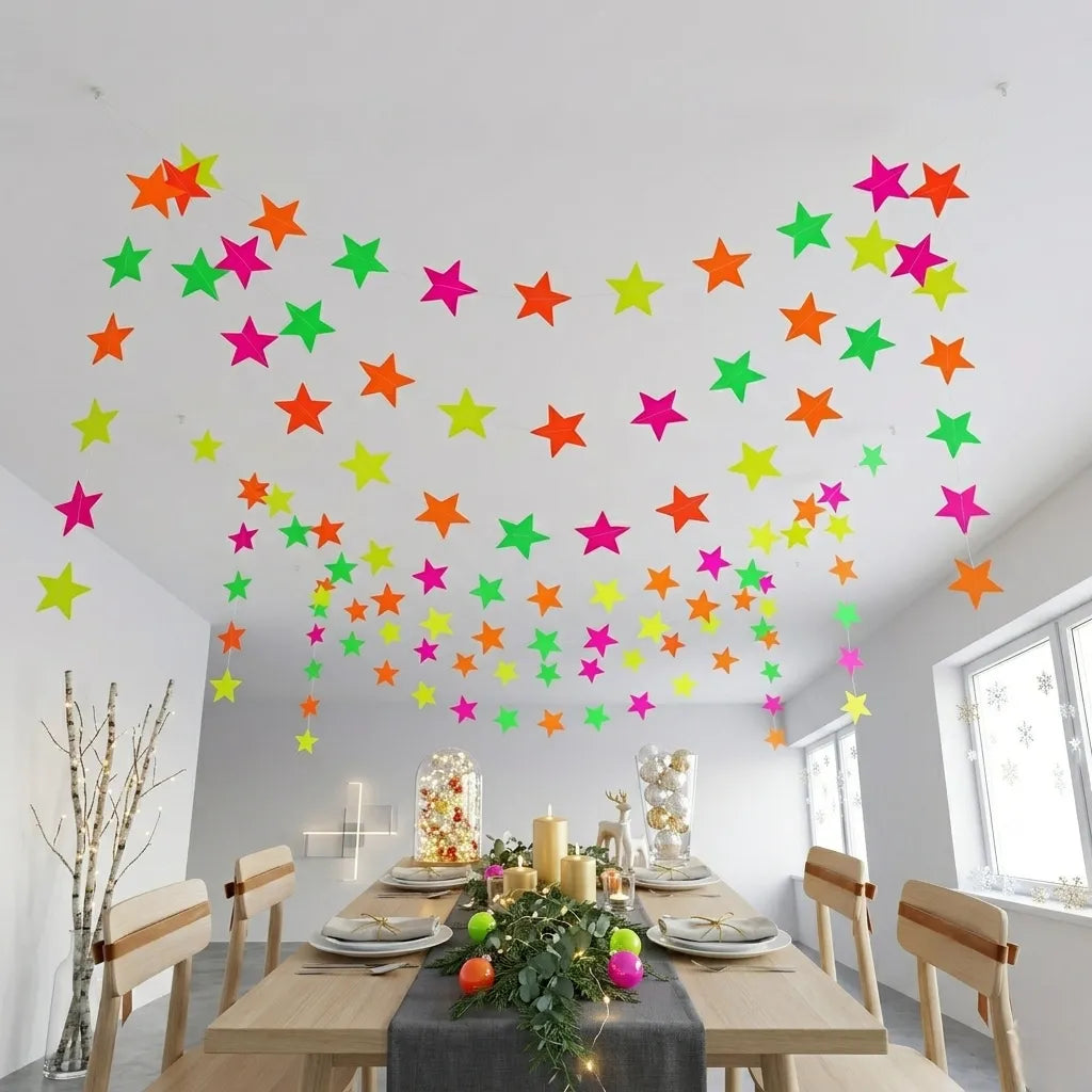Guirlande d’Etoiles Fluorescents Original