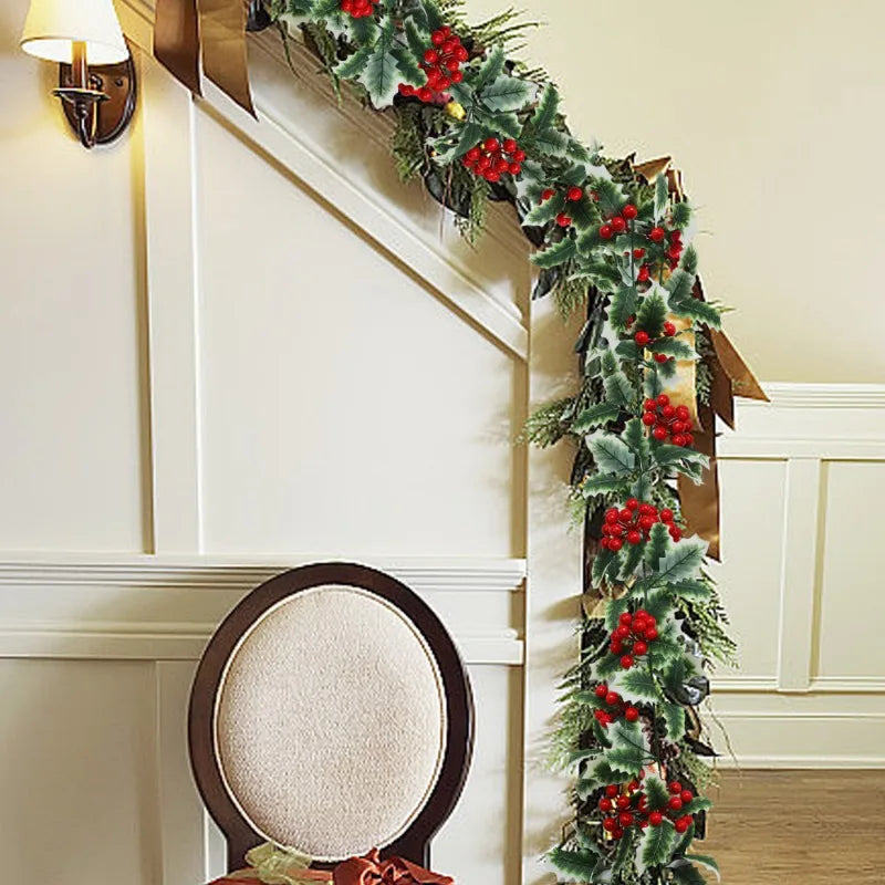 Guirlande de Baies de Houx Décorative Design