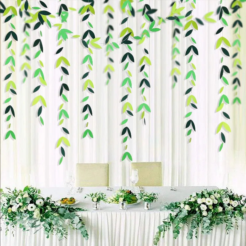 Guirlande de Feuilles en Papier Design