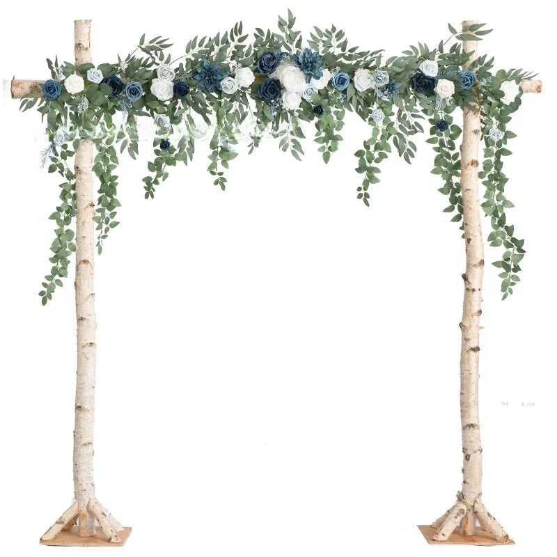 Guirlande de Fleurs Bleues Pour Arche Design