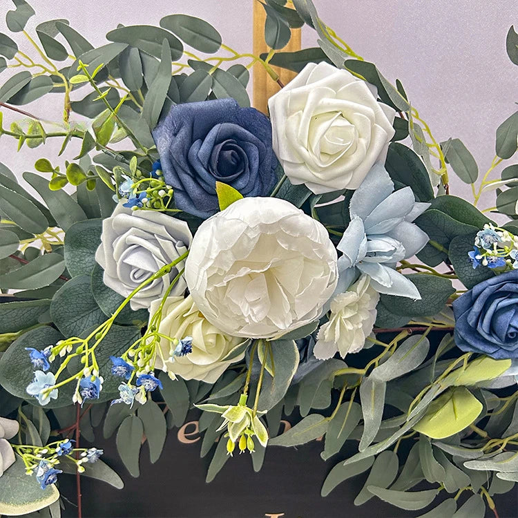 Guirlande de Fleurs Bleues Pour Arche Fantaisie