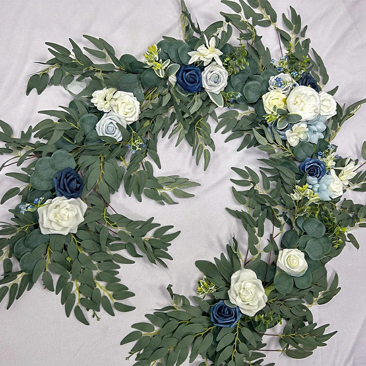 Guirlande de Fleurs Bleues Pour Arche Spécial