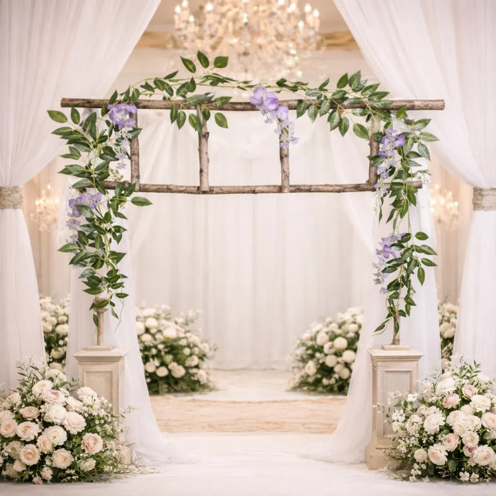 Guirlande de Glycine Artificielle Arche Mariage
