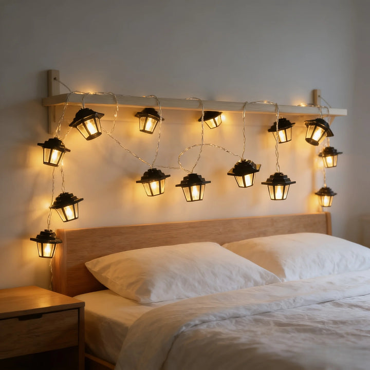 Guirlande de Lanternes Lumineuses à Pile