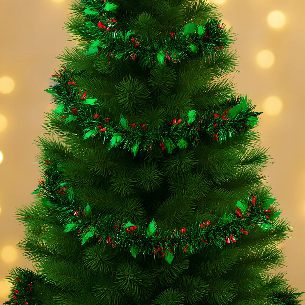 Guirlande de Noël Houx Verte