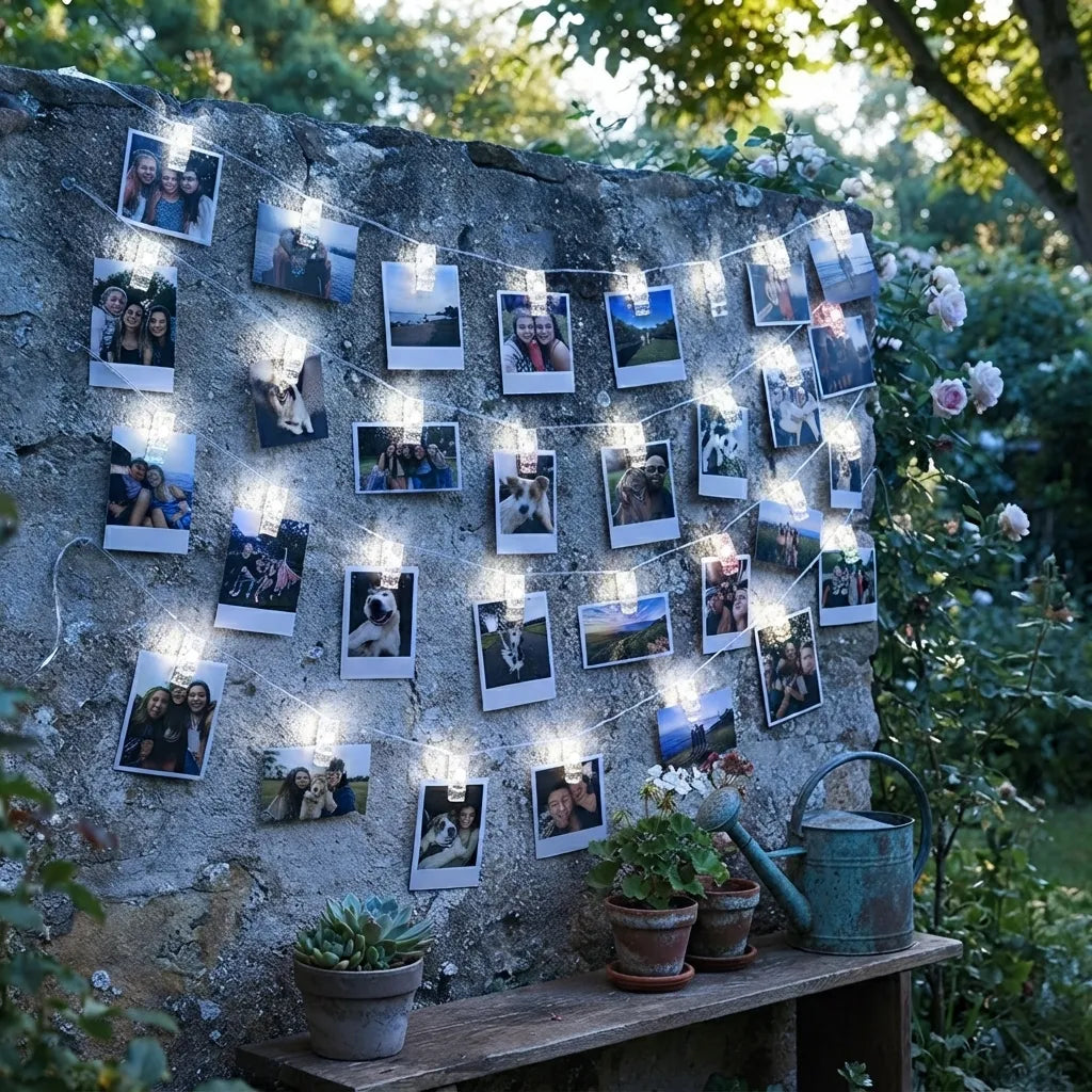 Guirlande de Pinces Clip Lumineux Originale