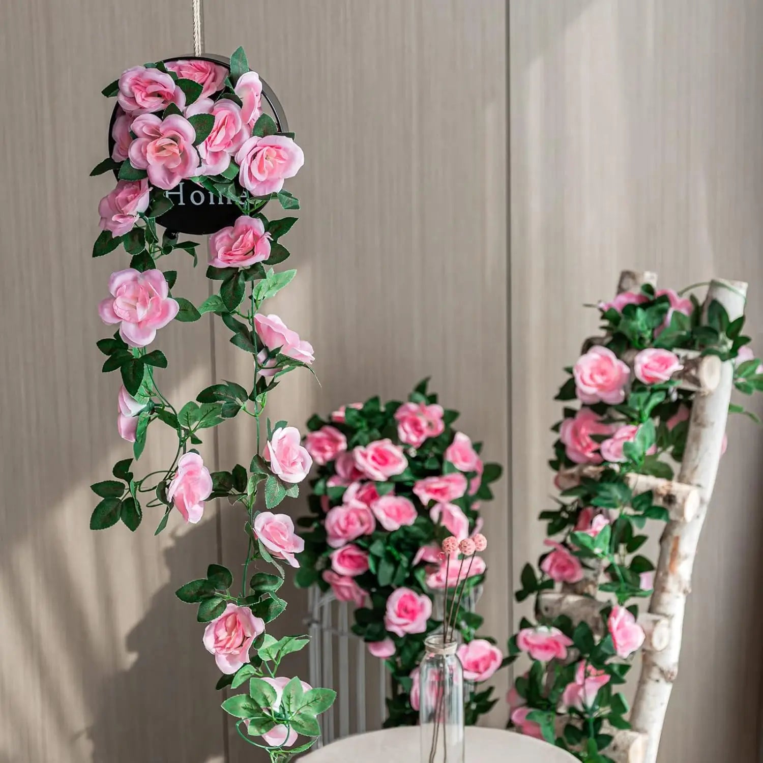 Guirlande de Rose Arche Mariage Raffiné