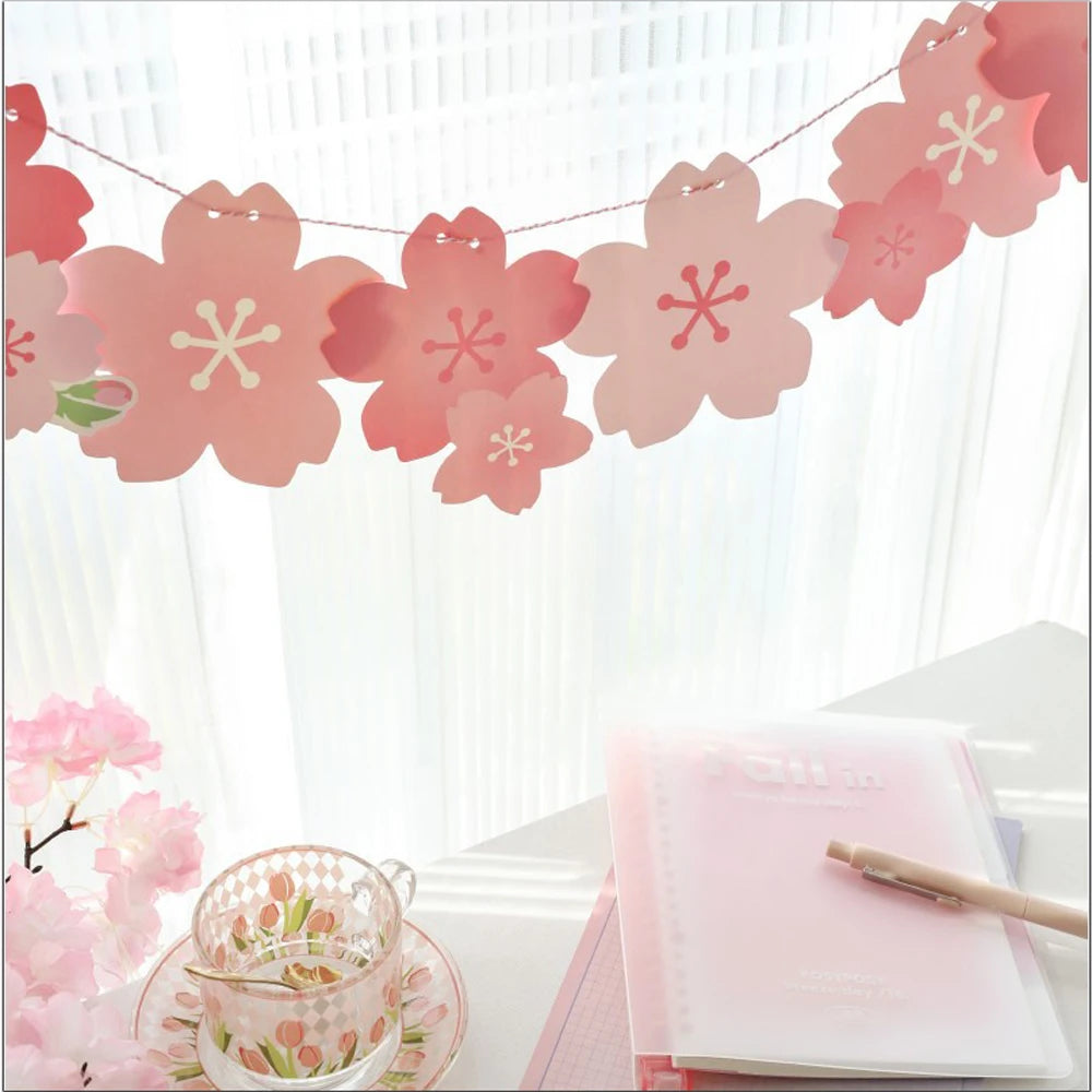 Guirlande de Sakura en Papier Elégant