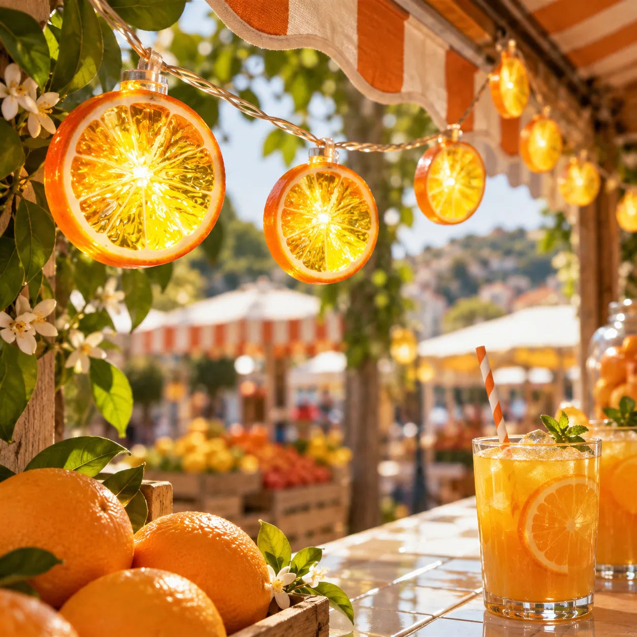 Guirlande de Tranches d’Orange Cool