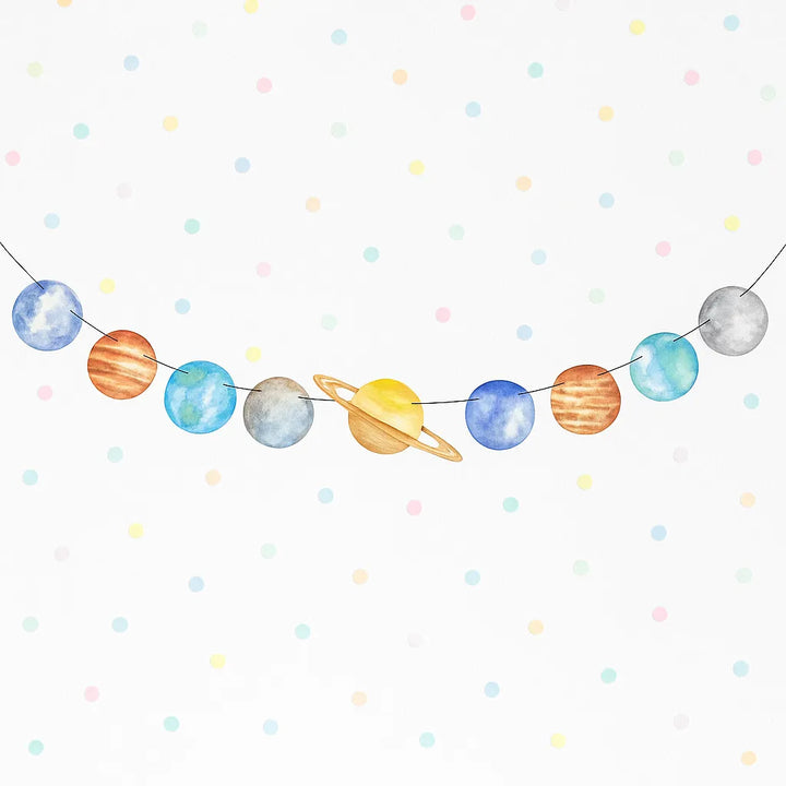 Guirlandes Anniversaire Planètes
