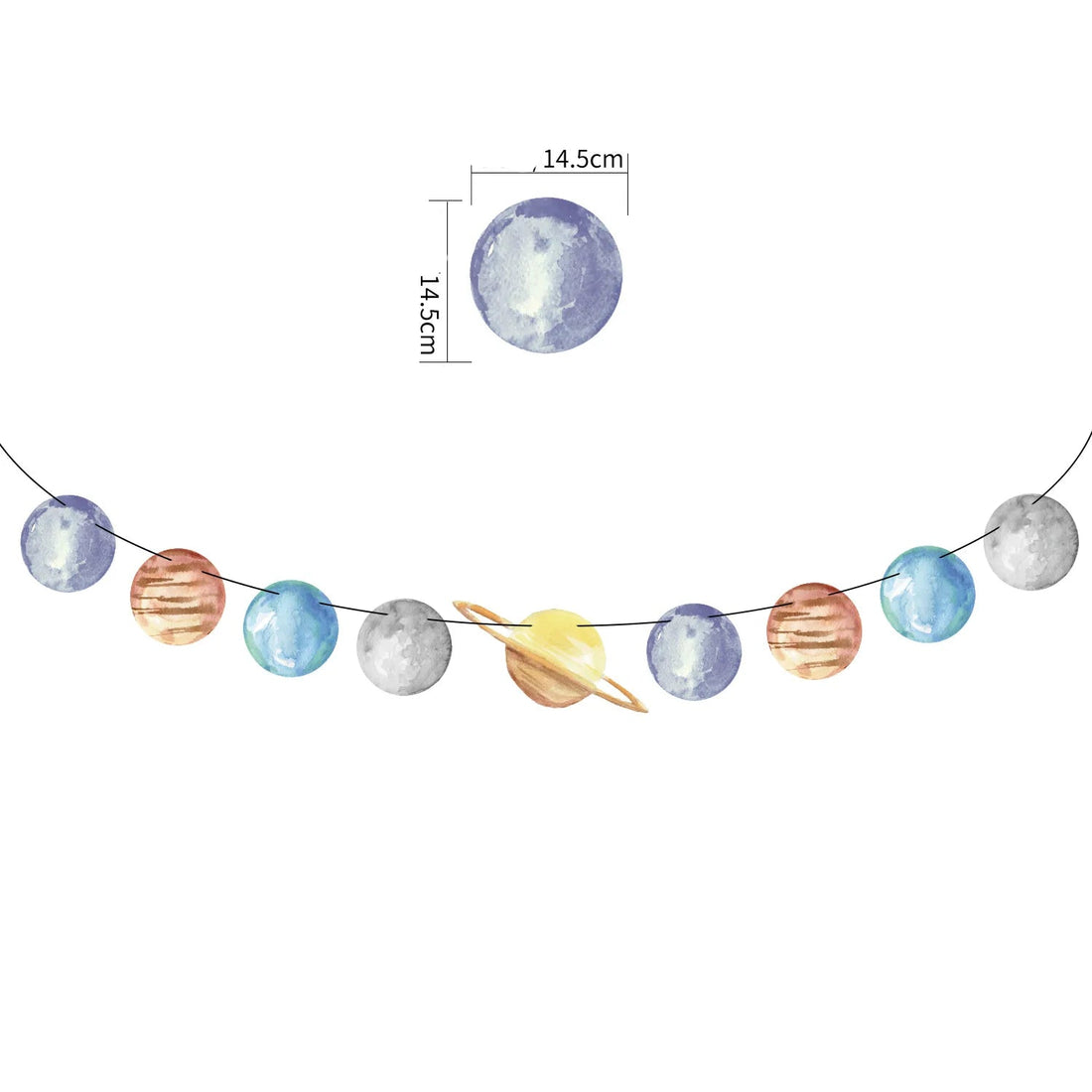 Guirlandes Anniversaire Planètes