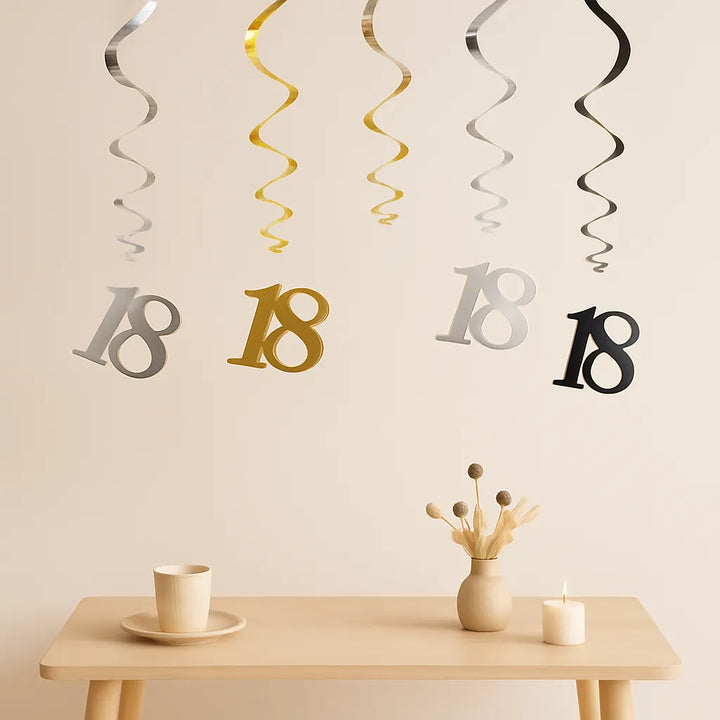 Guirlandes Anniversaire Suspendues 18 Ans