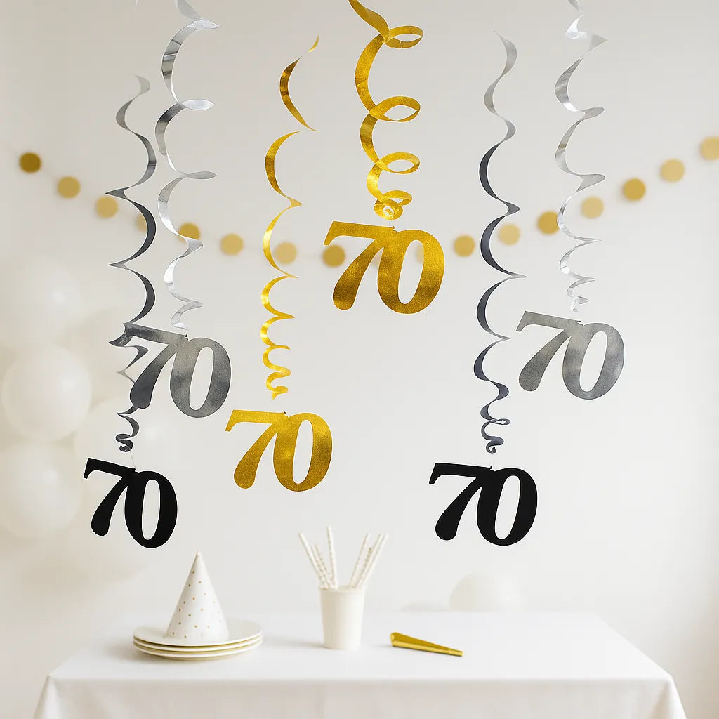 Guirlandes Anniversaire Suspendues 70 Ans