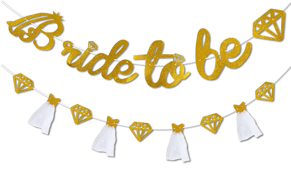 Guirlandes Dorées à Paillettes EVJF Tendances