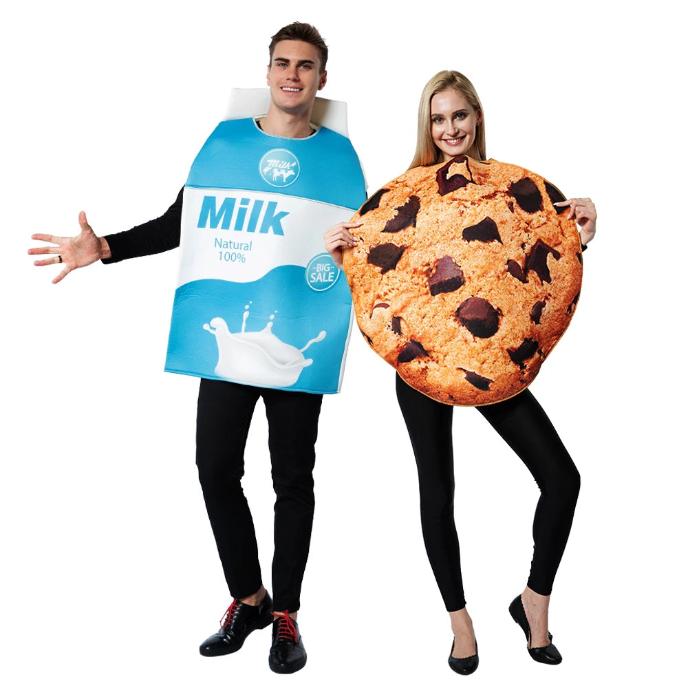 Costume Couple Milk & Cookie