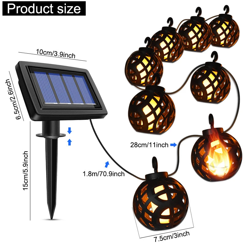 Guirlande De Boules Design Solaire
