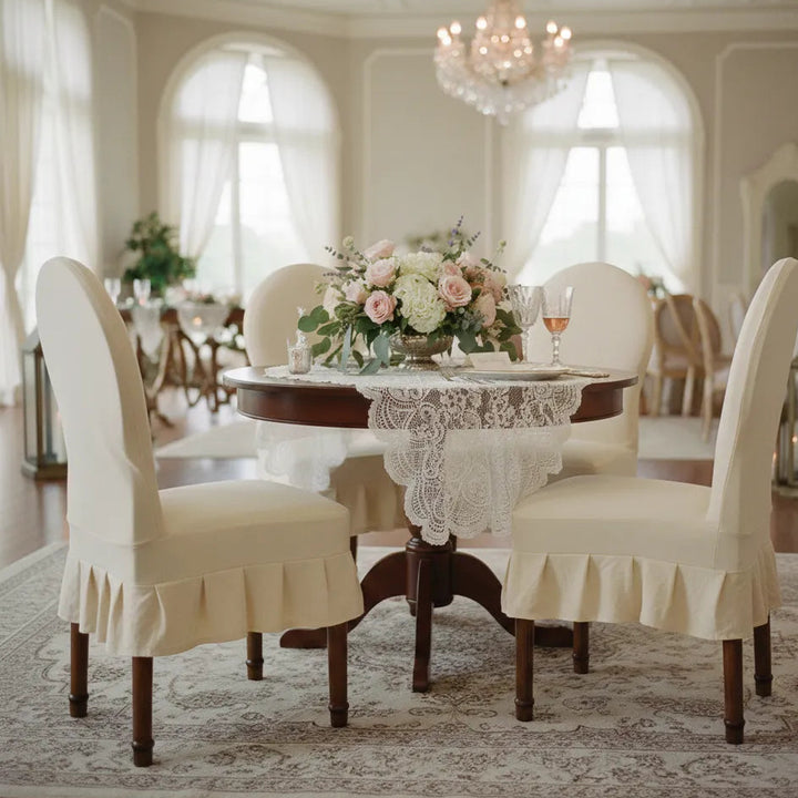 Housse Ivoire pour Chaise de Mariage